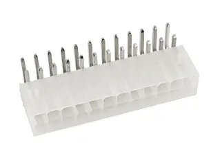 Stiftlist PCB Mini-Fit Jr hane 2x12p ATX 24 pin vinklad @ electrokit