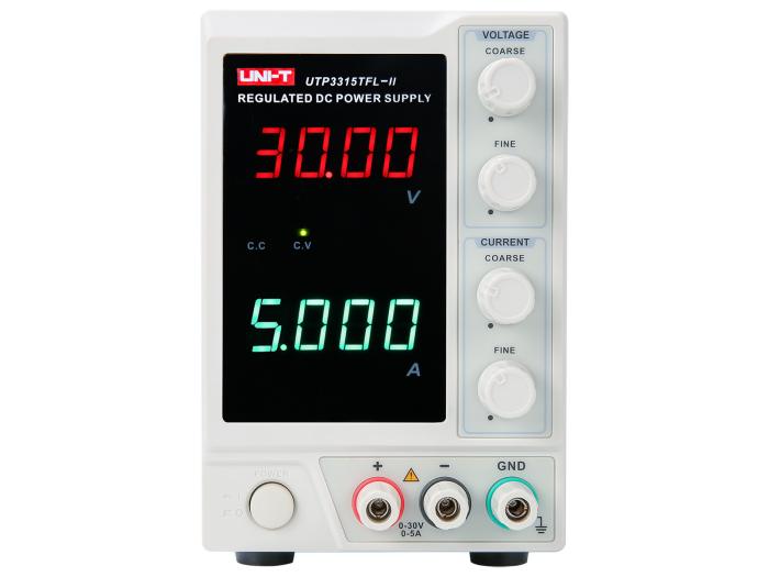 Labbaggregat 0-30V 0-5A UNI-T UTP3315TFL-II @ electrokit (1 av 4)