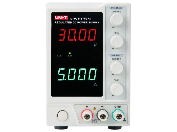 Lab power supply 0-30V 0-3A UNI-T UTP3313TFL-II @ electrokit (1 of 4)