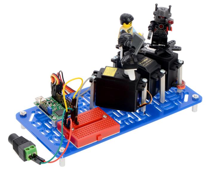 Expansionsplatta för Rover 5 robot - smal @ electrokit (3 av 3)