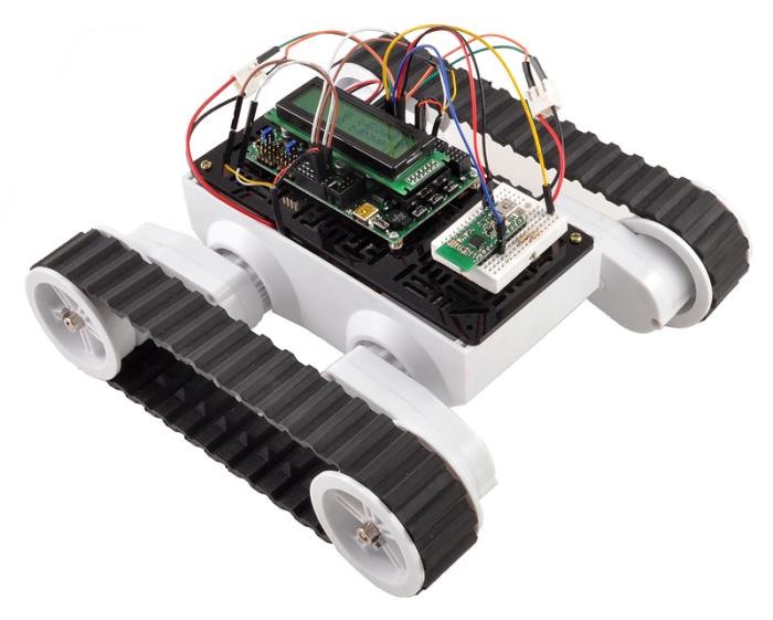 Expansionsplatta för Rover 5 robot - smal @ electrokit (2 av 3)