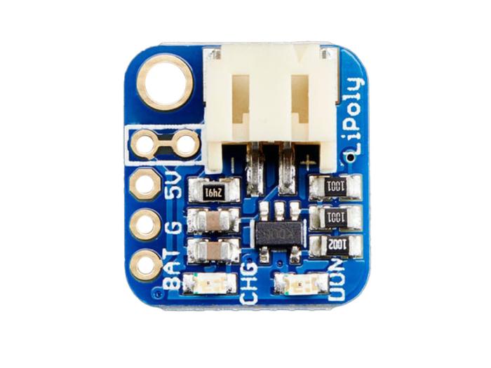 Adafruit Pro Trinket LiIon/LiPoly Backpack @ electrokit (1 av 8)