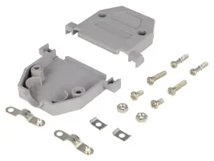 Plastic cover for D-SUB 25-conn. @ electrokit