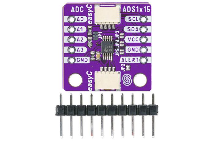 ADC AD-omvandlare 4-kanal 12-bit med 16x PGA och Qwiic @ electrokit (4 av 4)