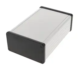 Aluminiuml&aring;da extruderad 160x103x53mm ABS lock @ electrokit