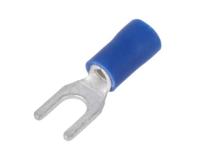 Fork terminal 4.3mm blue @ electrokit (1 of 1)