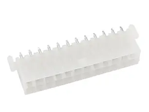 Stiftlist PCB Mini-Fit Jr hane 2x12p ATX 24 pin rak @ electrokit