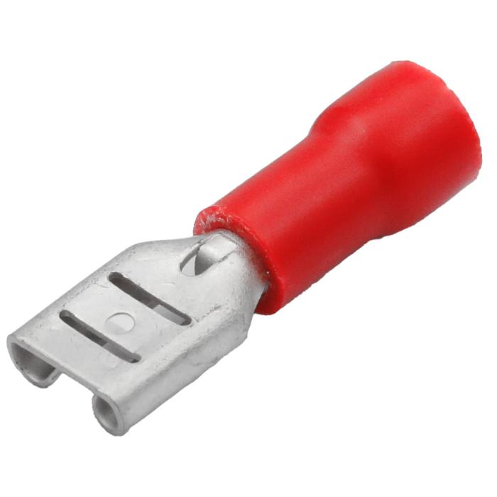 Blade receptacle 4.8x0.5mm red @ electrokit (1 of 1)
