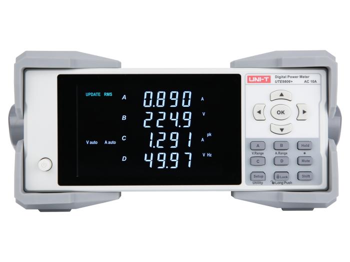 Power meter AC 0.5-600V 0.05mA-10A 40-400Hz Uni-T UTE9806+ @ electrokit (1 of 2)