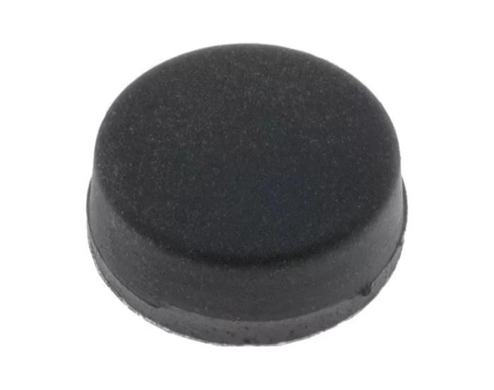 Apparatfot självhäftande ø10x4.5mm svart gummi @ electrokit (1 av 1)
