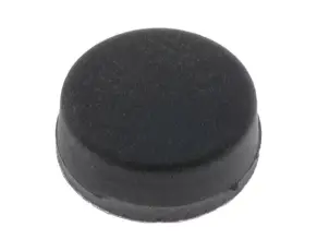 Apparatfot självhäftande ø10x4.5mm svart gummi @ electrokit