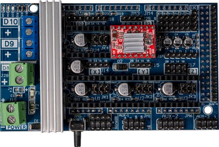 RAMPS 1.6 Kit - Inkl 5x A4988 stegmotordrivare och display @ electrokit (3 av 3)