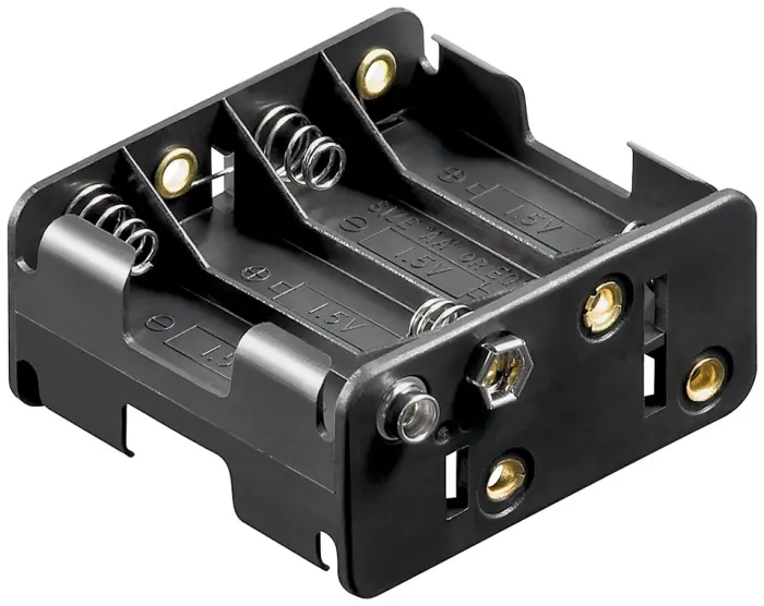 Batterihållare 8x AA kontakt (6F22) @ electrokit (1 av 1)
