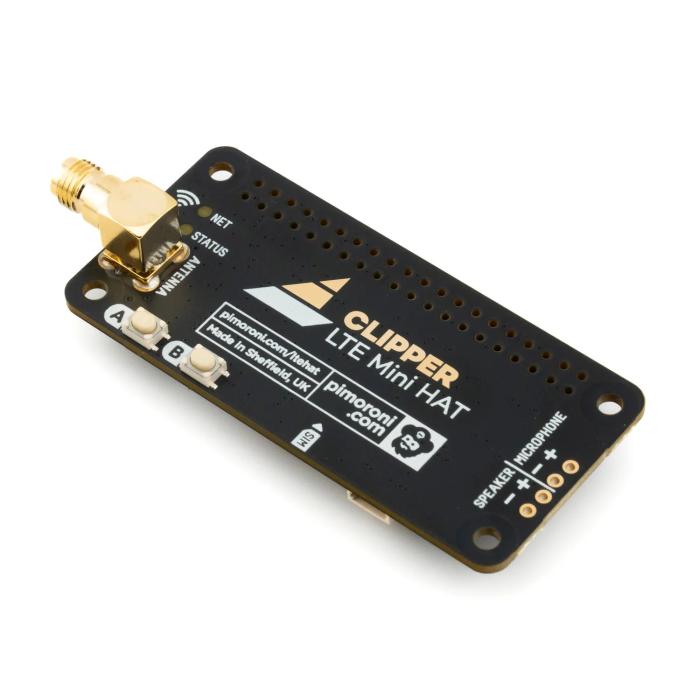 Clipper HAT Mini LTE 4G för Raspberry Pi @ electrokit (1 av 5)