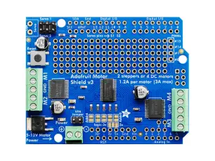 Adafruit motor shield for Arduino Uno R3/R4 v2.3 @ electrokit