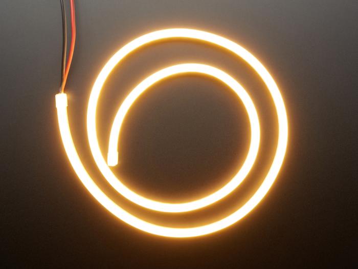 LED-slinga neonliknande 12V 1m varmvit @ electrokit (2 av 2)