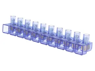 Terminal Block 1-way 4mm² screw mount @ electrokit