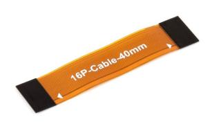 PCIe FPC flex cable 40 mm for Raspberry Pi 5 @ electrokit