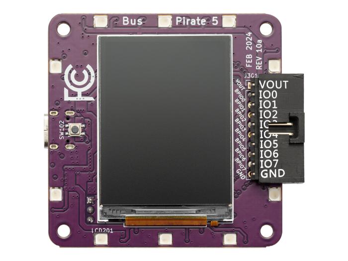 Bus Pirate v5 med inbyggnadslåda (REV10) @ electrokit (2 av 5)