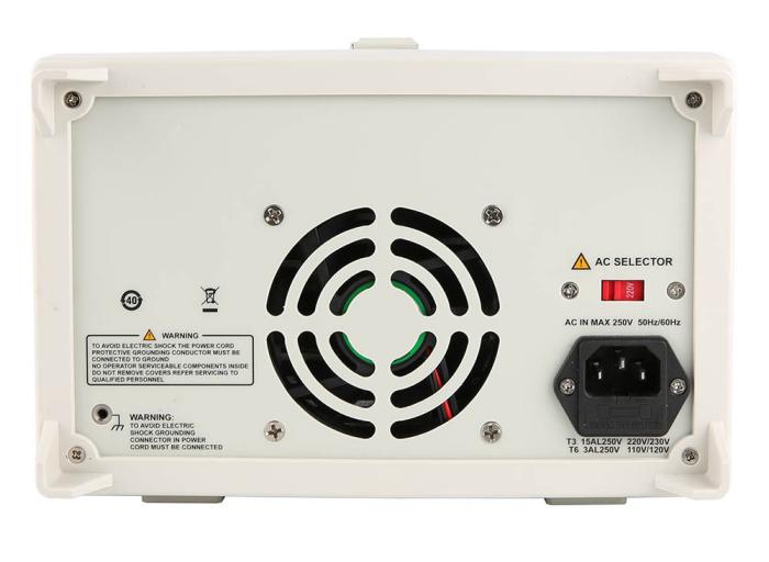 Labbaggregat 2x 0-32V 0-5A + 5V 3A linjär UTP3305-II @ electrokit (3 av 3)