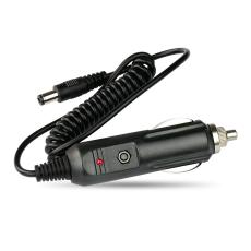 12/24V Cigg-kabel till DC 5.5x2.1mm 1.4m spiral med s&auml;kring @ electrokit