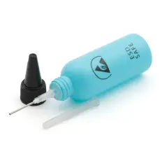 Doseringsflaska HDPE ESD 60ml med doseringsn&aring;l @ electrokit