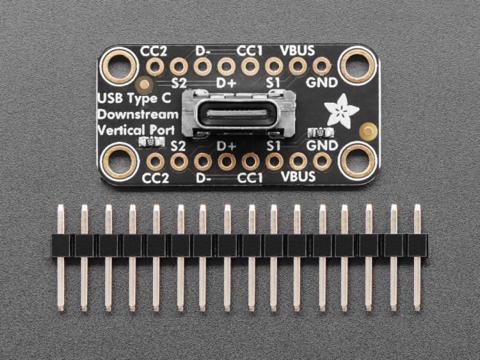 USB-C female vertical mounted on board @ electrokit (3 of 5)