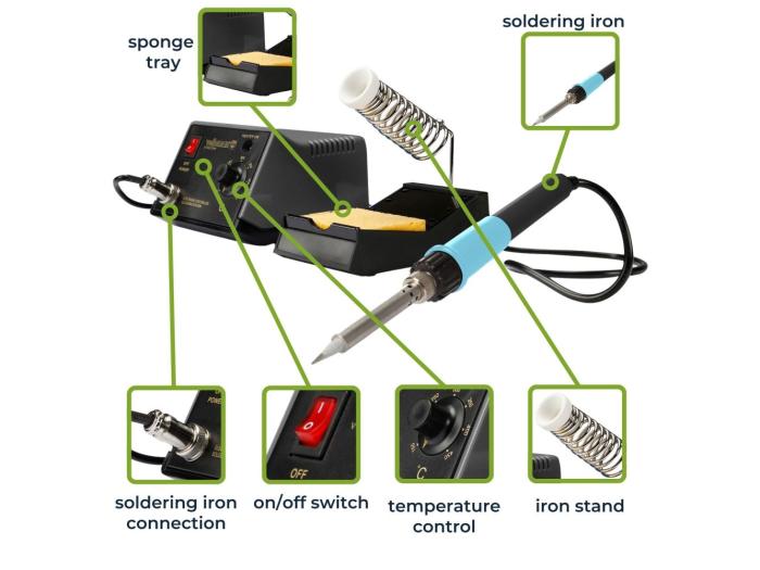 Solder station 48W 150-420 °C @ electrokit (2 of 3)