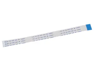 FPC-kabel 10-pol 1.0mm 150mm motsatt-sida @ electrokit