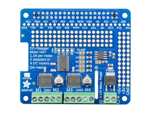 DC & Stepper Motor HAT för Raspberry Pi @ electrokit