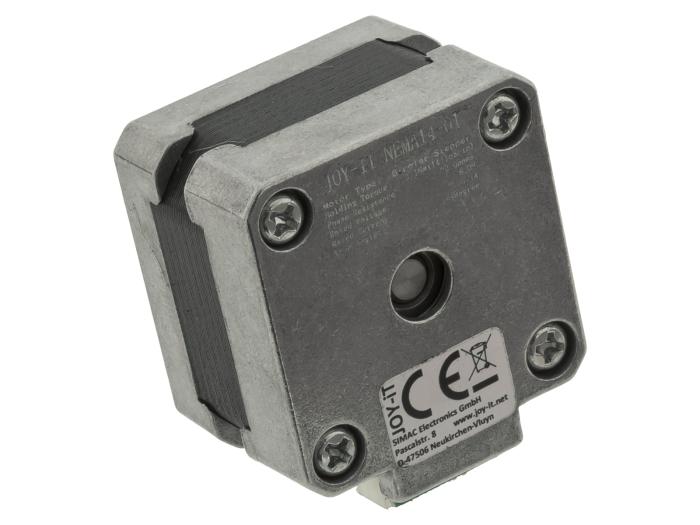 Stegmotor NEMA14 1.8° 0.1Nm @ electrokit (3 av 3)