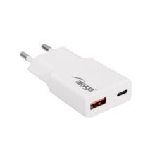 USB-C PD + USB-A charger 30W @ electrokit
