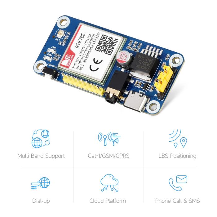 LTE 4G Cat-1 HAT for Raspberry Pi with SIM @ electrokit (7 of 14)