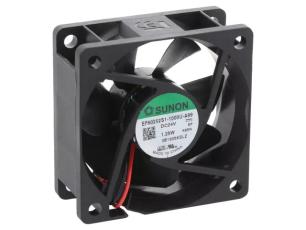 Fläkt 60x60x25mm 12VDC 27dBA 39.7m³/h @ electrokit