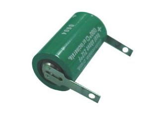 CR1/2AA batteri litium 3V lödfanor @ electrokit