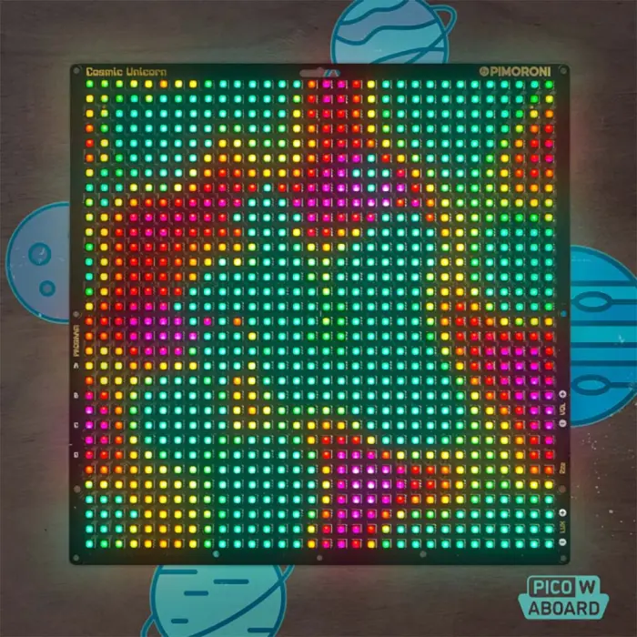 LED matrix 1024px (32x32) incl. Pico W @ electrokit (3 of 4)