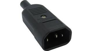 Apparatkontakt C14 10A 250VAC @ electrokit