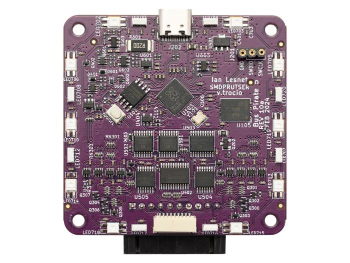 Bus Pirate v5 med inbyggnadslåda (REV10) @ electrokit (3 av 5)