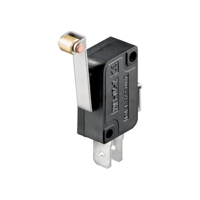 Mikrobrytare MS3 on-(on) med lång rullarm @ electrokit (1 av 1)
