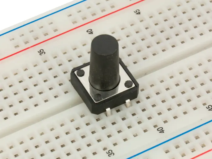 Tactile switch PCB 12x12x15mm black @ electrokit (2 of 2)