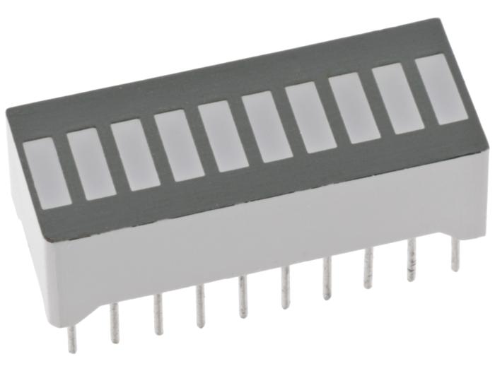 LED-stapel 10-seg vit @ electrokit (1 av 2)