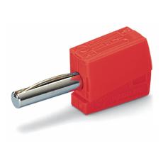 Banana plug quick 4mm male 20A red @ electrokit