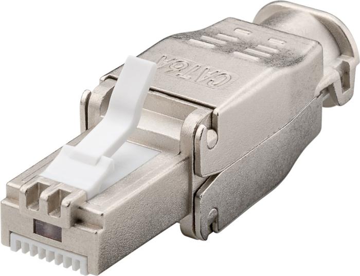 Network plug RJ45 cat6a STP tool-free @ electrokit (1 of 2)