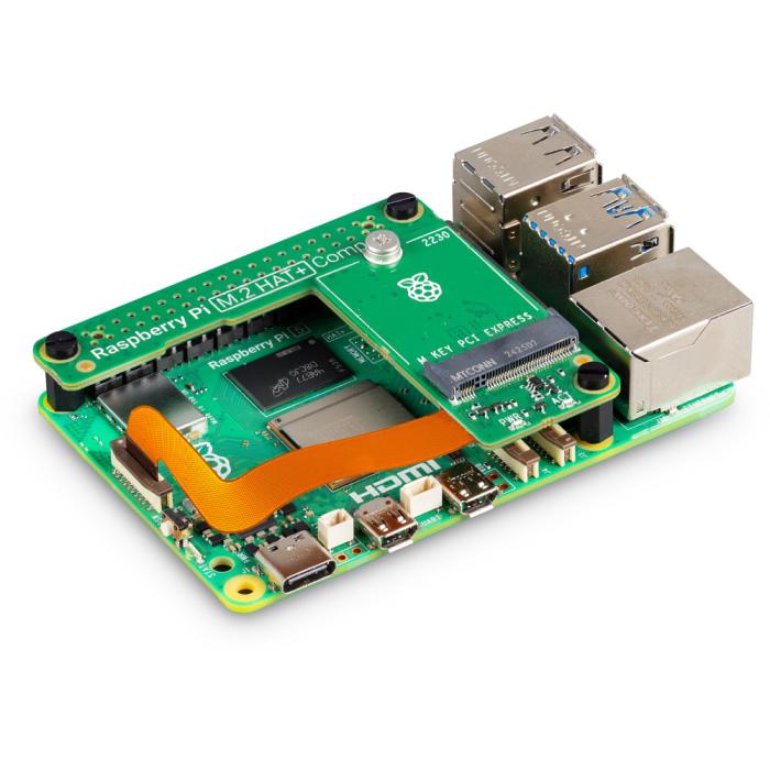 Raspberry Pi Compact M.2 HAT+ @ electrokit (2 of 4)