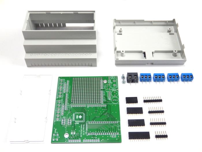Inbyggnadslåda för Arduino UNO - DIN-skena @ electrokit (4 of 9)