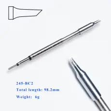 L&ouml;dspets till TS1M (T245) rund fasad 2.2mm 200W @ electrokit