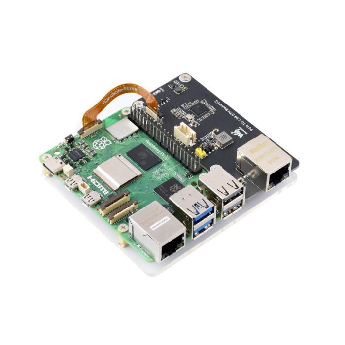 NIC Ethernet adapter 2.5G Ethernet for Raspberry Pi 5 @ electrokit (4 of 8)
