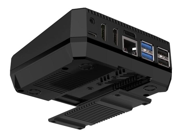 Argon ONE V3 NVMe PCI-E inbyggnadslåda för Raspberry Pi 5 @ electrokit (6 av 8)