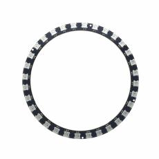Adresserbar RGB LED-ring med 32 LED &oslash;104mm - WS2812 @ electrokit