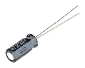 Electrolytic capacitor 22uF 50V 105C &oslash;5x11mm 5000h @ electrokit